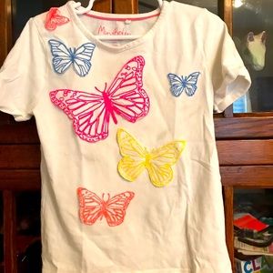 Mini Boden girls shirt, 100% cotton